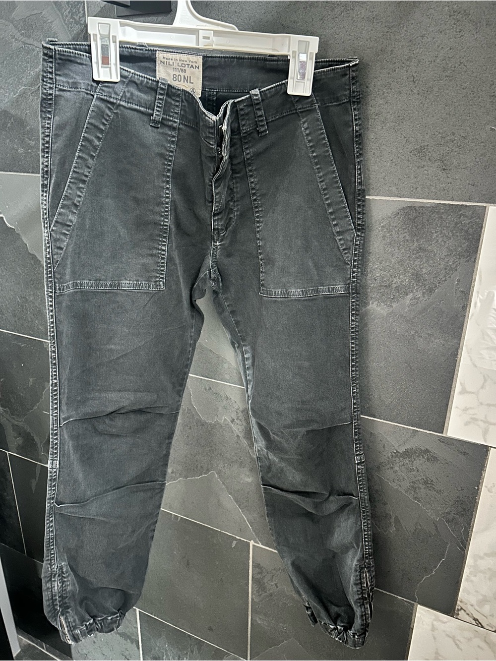 Nili Lotan Cropped Military Pants